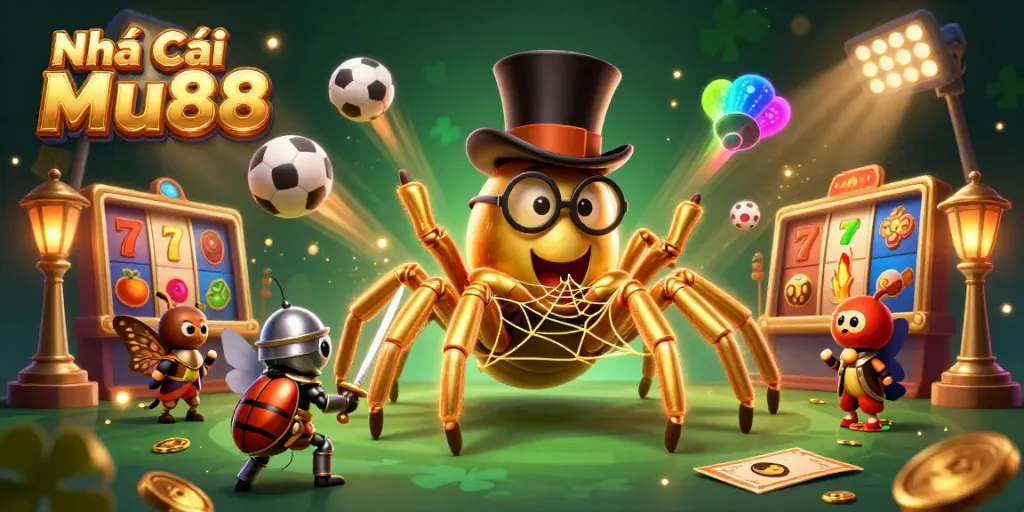 Engage in thrilling gameplay with Nhà Cái Mu88 showcasing vibrant casino scenes.
