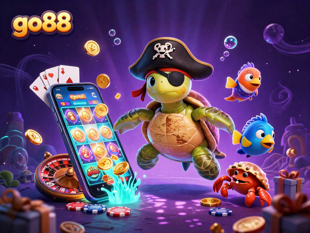 Engage with go88's colorful slot games and experience an underwater casino adventure.
