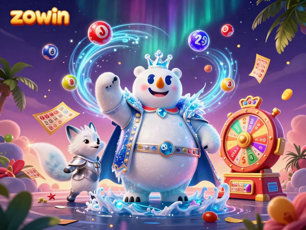 Zowin offers immersive gaming experiences with vibrant lottery balls and exciting prizes.