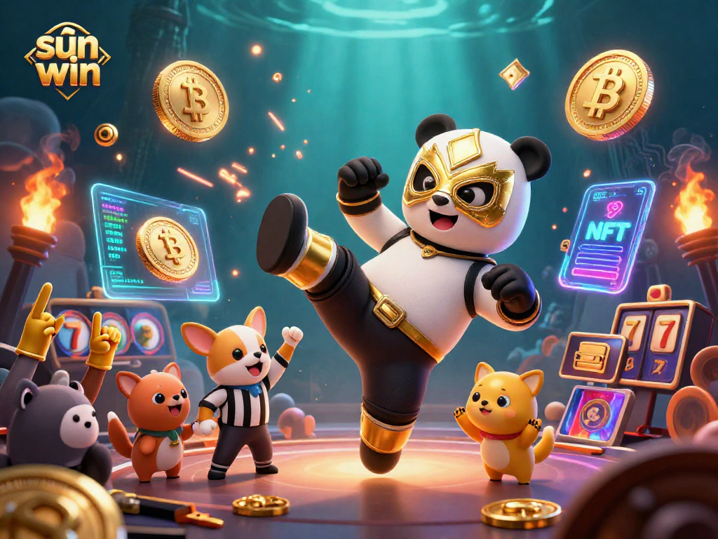 Engage with sun win casino excitement featuring playful animals and vibrant crypto themes.