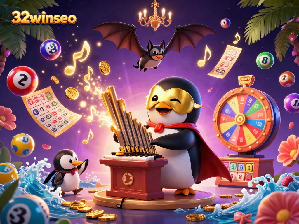 Engage in thrilling gaming adventures at 32winseo with dynamic lottery themes and golden musical riches.