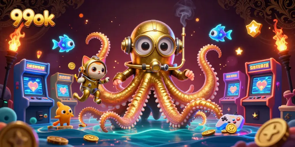 Experience the thrill of online betting with 99ok's vibrant 3D gaming scene.