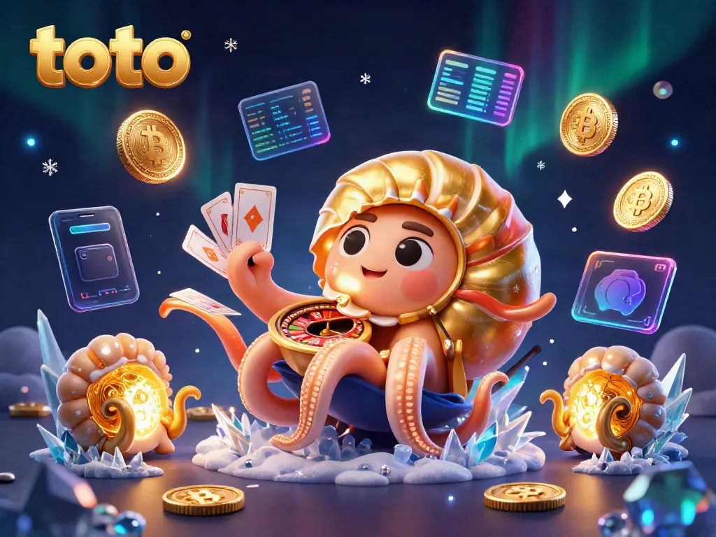 Winning with Toto: A dynamic digital casino scene featuring colorful gaming elements and characters.