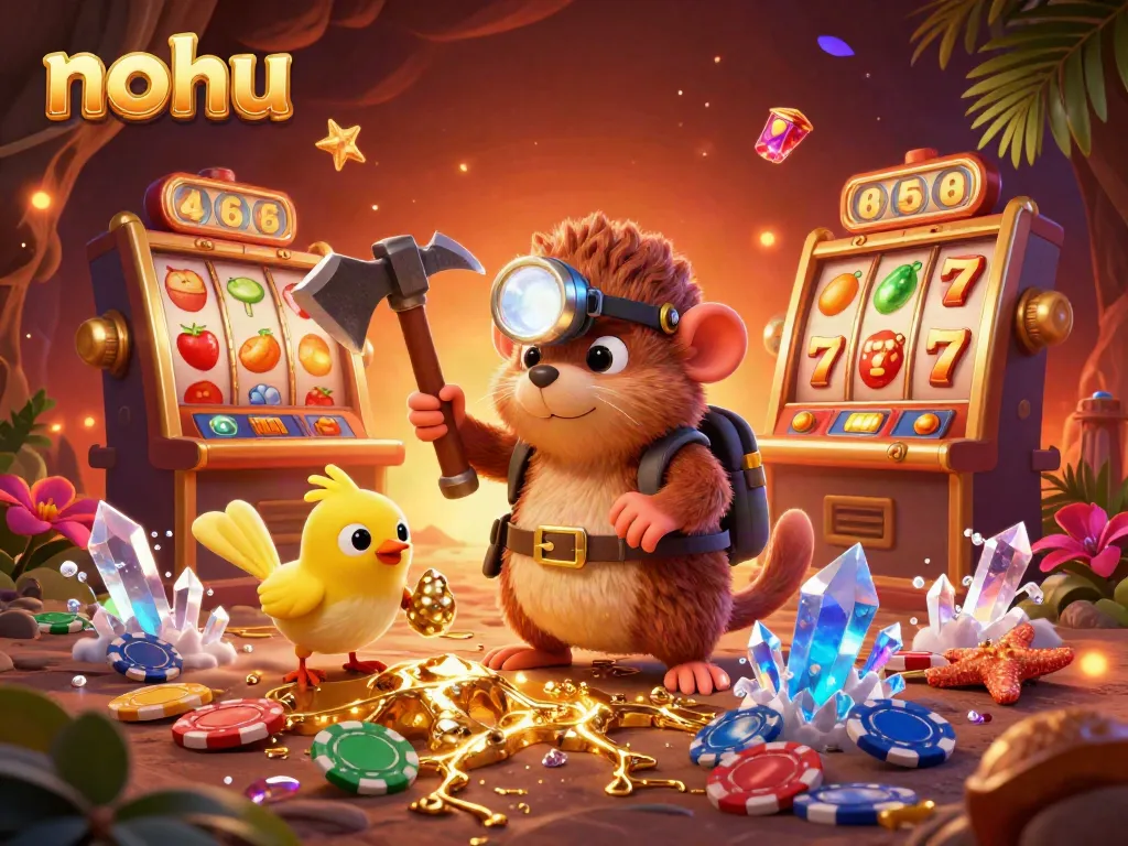 Join the treasure hunt in nohu's dynamic casino world with golden jackpots and lucky symbols.