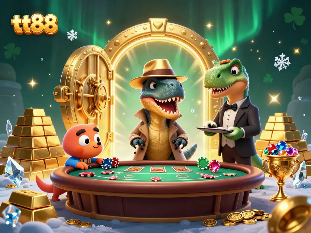 Watch the velociraptor card counter at tt88 as he plots his next move amidst golden riches.