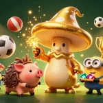 Experience thrilling wins at hello88 com with a magical 3D illustration of casino excitement.