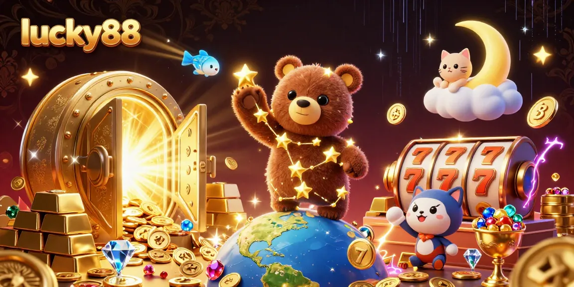 Experience far-reaching wins in lucky88 slot game with golden treasures and enchanting characters.