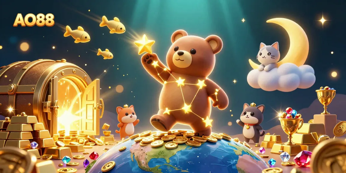 Engage with AO88's vibrant universe, experiencing magical winnings and rich gaming treasures.