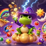 Engaging depiction of hay88 with cartoon characters and vibrant gambling elements creating excitement.