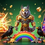 Experience thrilling jackpots with rikvip98 com in this vibrant 3D casino scene.