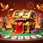 Capture the thrill of Betting Sites Not on GamStop UK with vibrant 3D casino action, poker elements, and golden treasures.