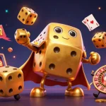Experience thrilling gameplay at QS88 with golden dice and jackpot elements in a vibrant online casino scene.
