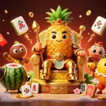 Engage in thrilling games at say88 with cartoonish characters in a vibrant casino scene.