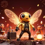 Experience the thrill of 59G gaming with vibrant 3D characters and casino elements igniting the action.