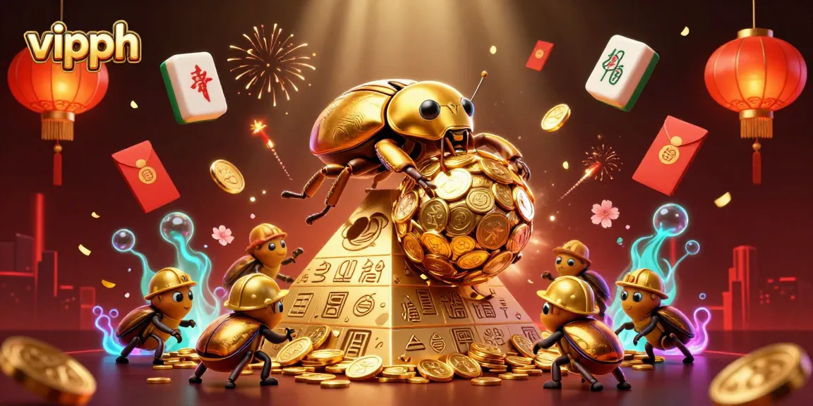 Experience thrilling wins at vipph casino with vibrant 3D elements and a captivating atmosphere.