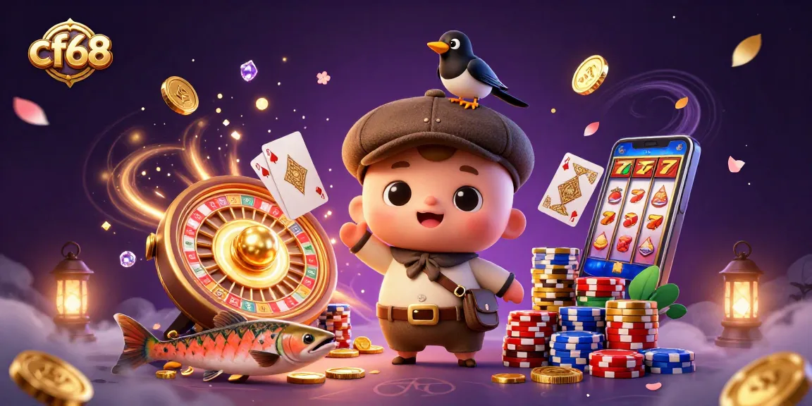 Play the exciting games at cf68 and experience a vibrant casino world with luck and prizes!