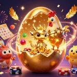 Experience baccarat thrills with mahjong ways 2 in a golden dragon-themed casino illustration.