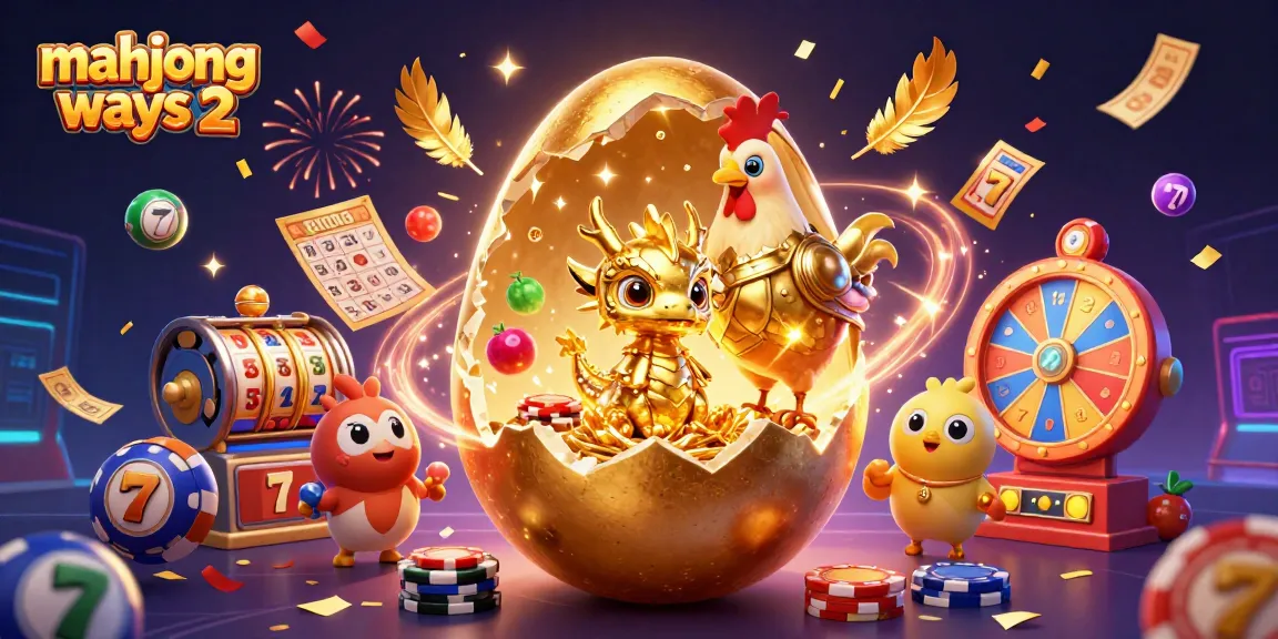Experience baccarat thrills with mahjong ways 2 in a golden dragon-themed casino illustration.