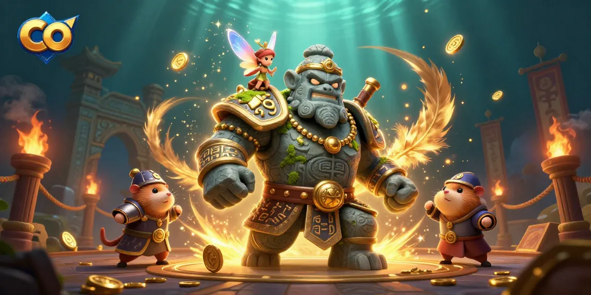 Engage in thrilling gameplay at co with a vibrant 3D illustration highlighting casino elements.