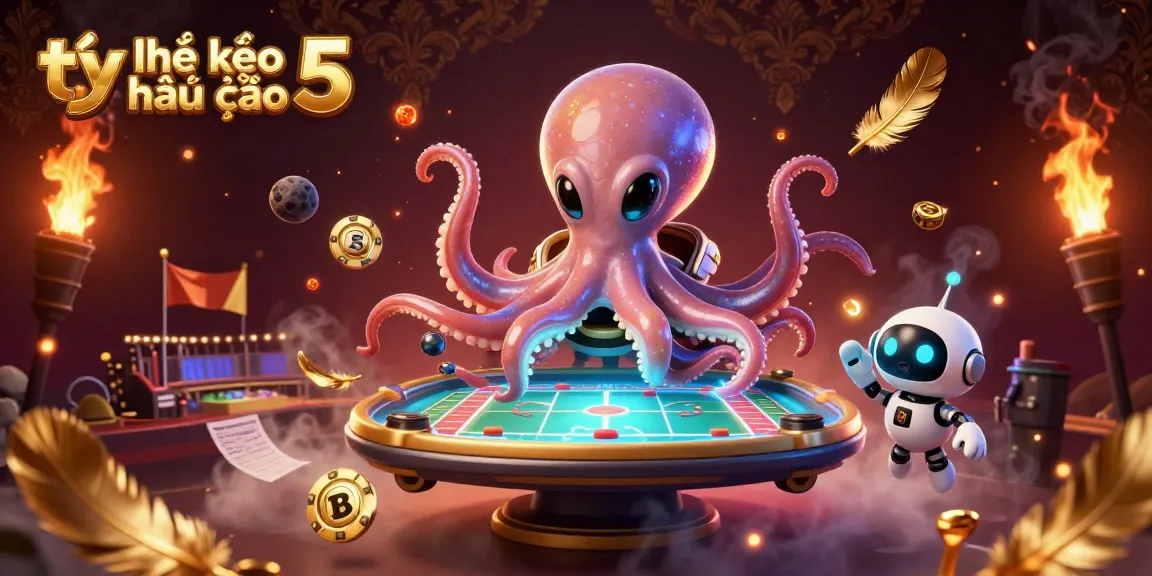 Engage with tỷ lệ kèo nhà cái 5 while exploring exciting sports betting dynamics in a vibrant 3D illustration.