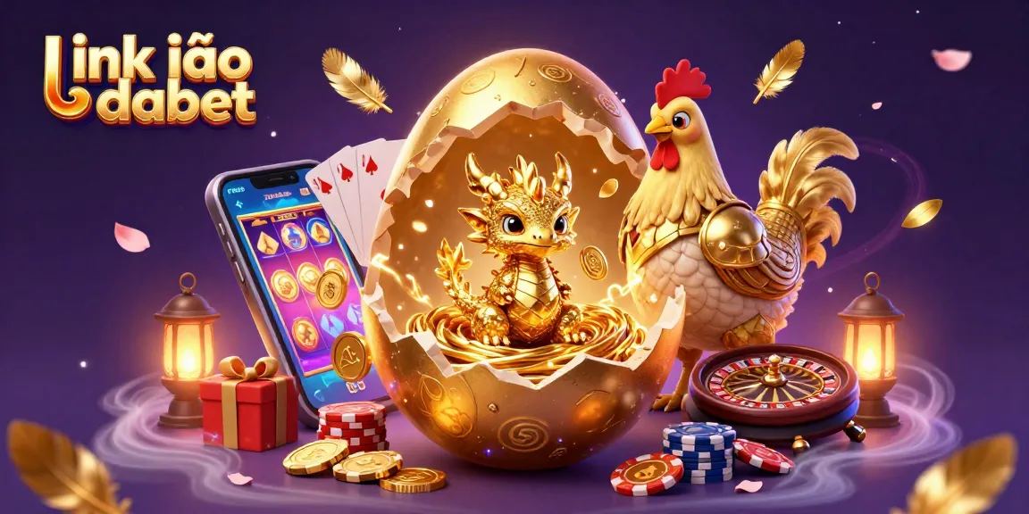 Engage with the vibrant scene of a golden dragon in a nest of chips at link vào dabet, featuring a colorful slot game.