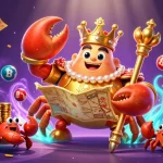 Engage with the exciting world of sao 789 featuring a dynamic golden crab emperor amidst vibrant lottery elements.