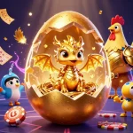 Play the TX88 game with a dazzling 3D illustration of a golden dragon and vibrant lottery elements.