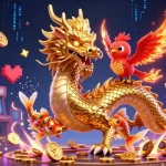 Engage with the vipwin app in this vibrant casino scene featuring captivating symbols and characters.