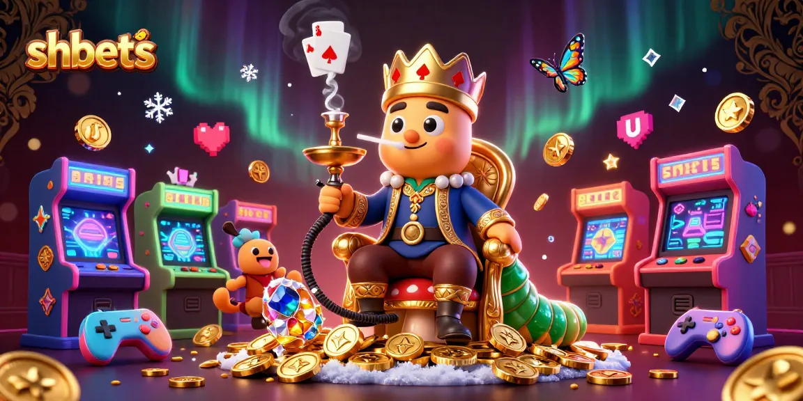Experience thrilling gameplay with shbets at our vibrant 3D casino illustrated scene.