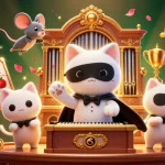 Experience exciting slots at gbet with a vibrant 3D casino illustration showcasing thrilling gameplay.