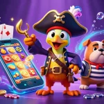 Experience thrilling gaming adventures with Say88 as characters explore vibrant casino elements.
