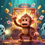 LUCKY88 showcases the playful spirit of gambling with vibrant casino elements in a thrilling illustration.