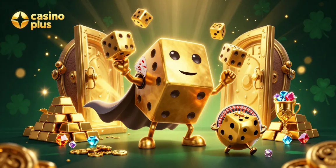Engage in thrilling gaming experiences with casino plus in this vibrant 3D illustration.