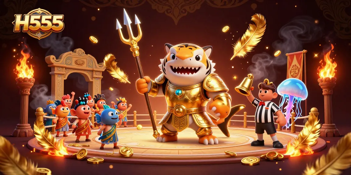 H555 immerses players in thrilling underwater battles with spectacular betting elements.