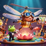 Engage and win with HITCLUB at this vibrant casino scene featuring dynamic characters and thrilling action.