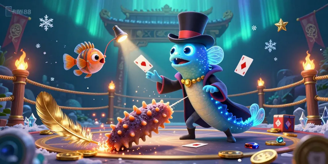 Engage with HM88's vibrant gambling world featuring a magical underwater scene full of adventures.