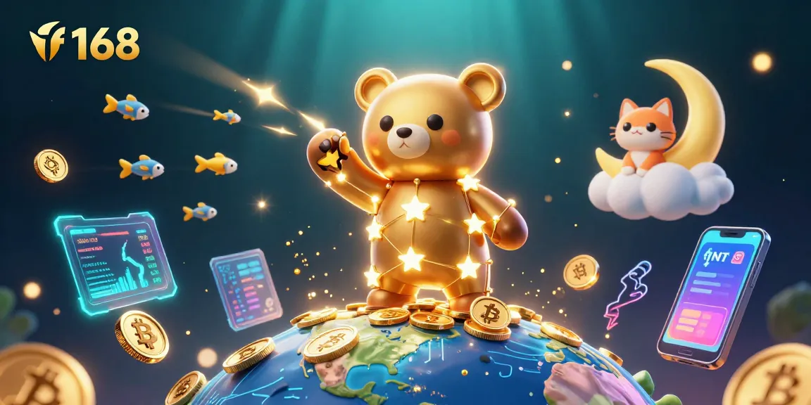 Engage in thrilling rewards with f168's dynamic gambling experience featuring stellar graphics and crypto elements.