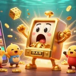 spaceman88 celebrates a winning jackpot with an exciting casino scene featuring cheering slot machines.